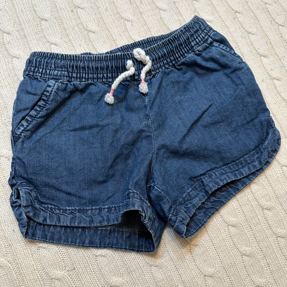 Soft Denim Pull on Shorts sz 6 elastic waist shorts - Picture 4 of 4